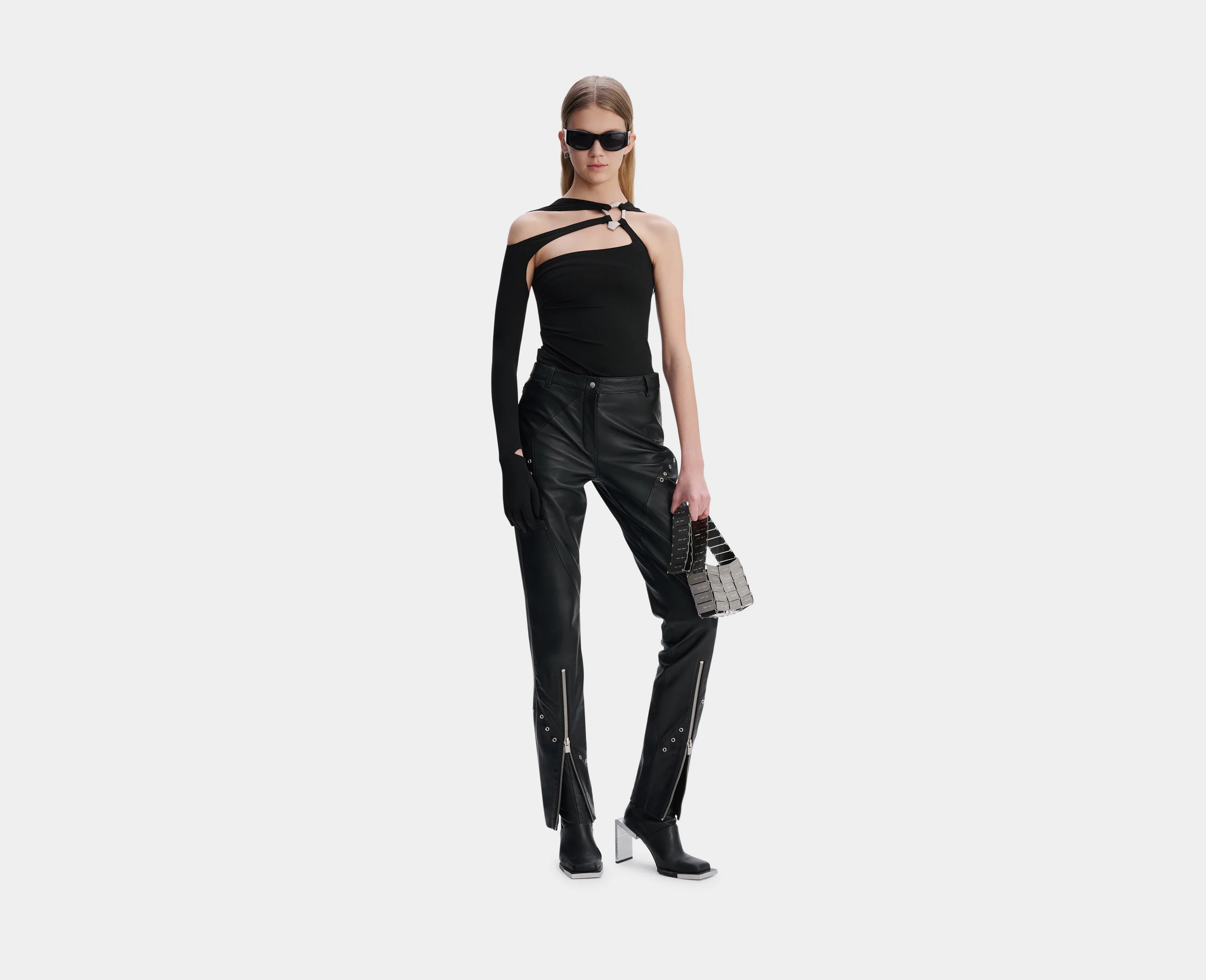 UNIFIED LEATHER TROUSERS - Image 3