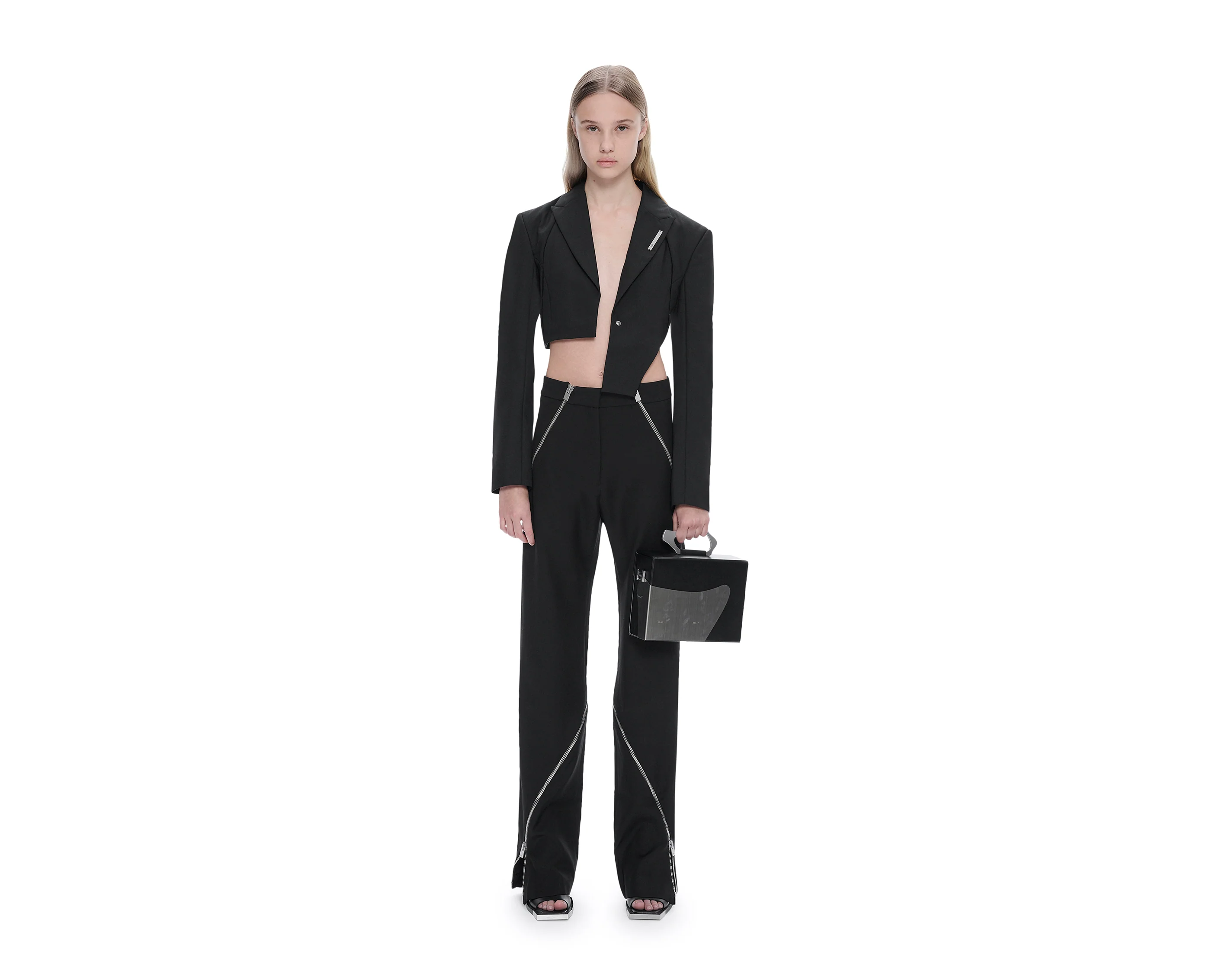 TAILORED CROPPED BLAZER - Image 2