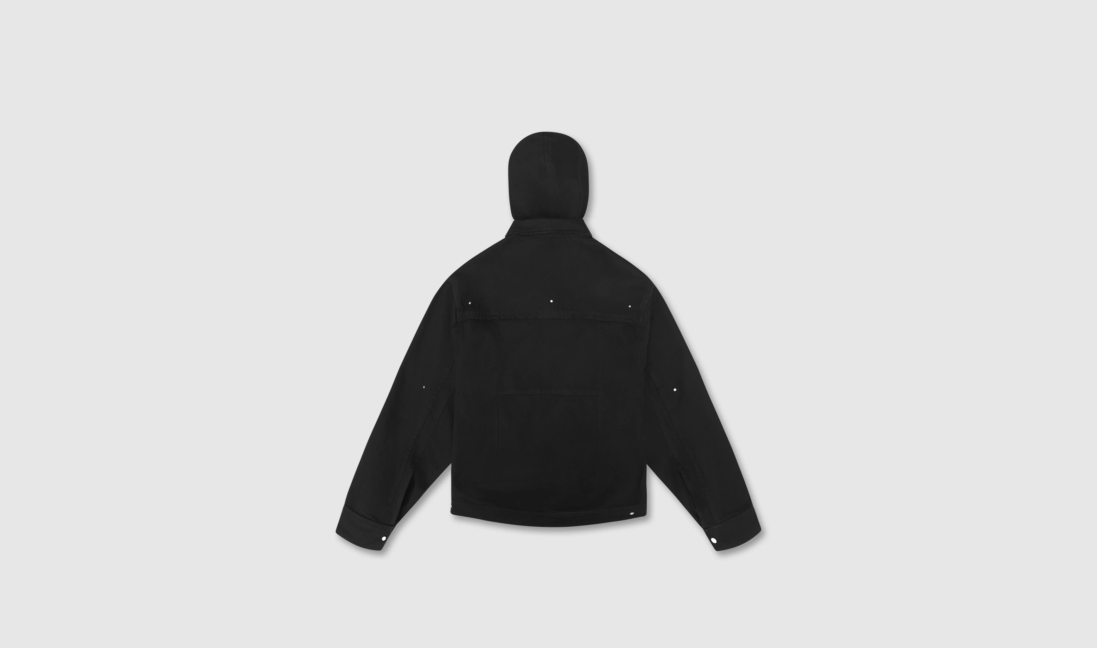 DENIM HOODED JACKET - Image 8