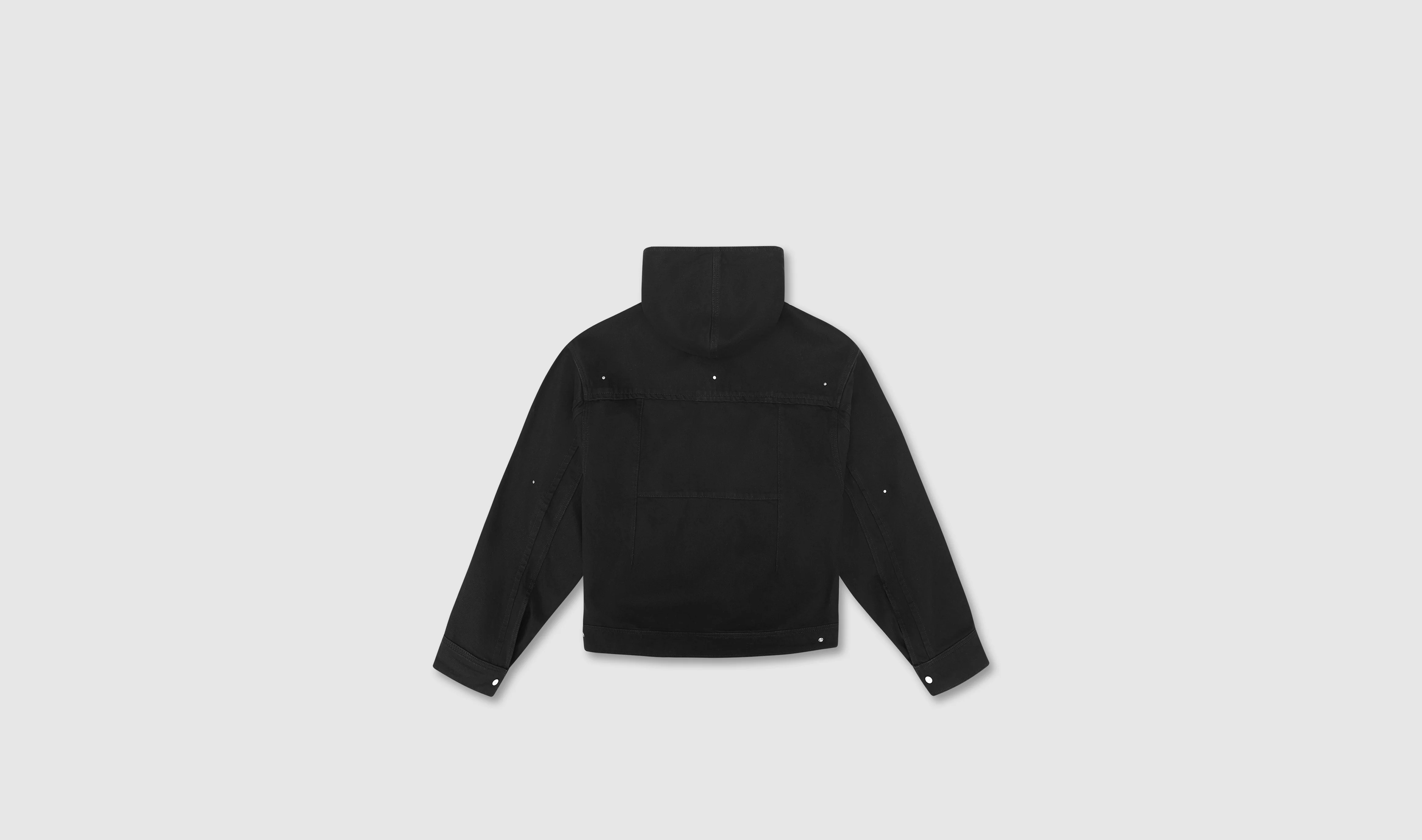 DENIM HOODED JACKET - Image 9