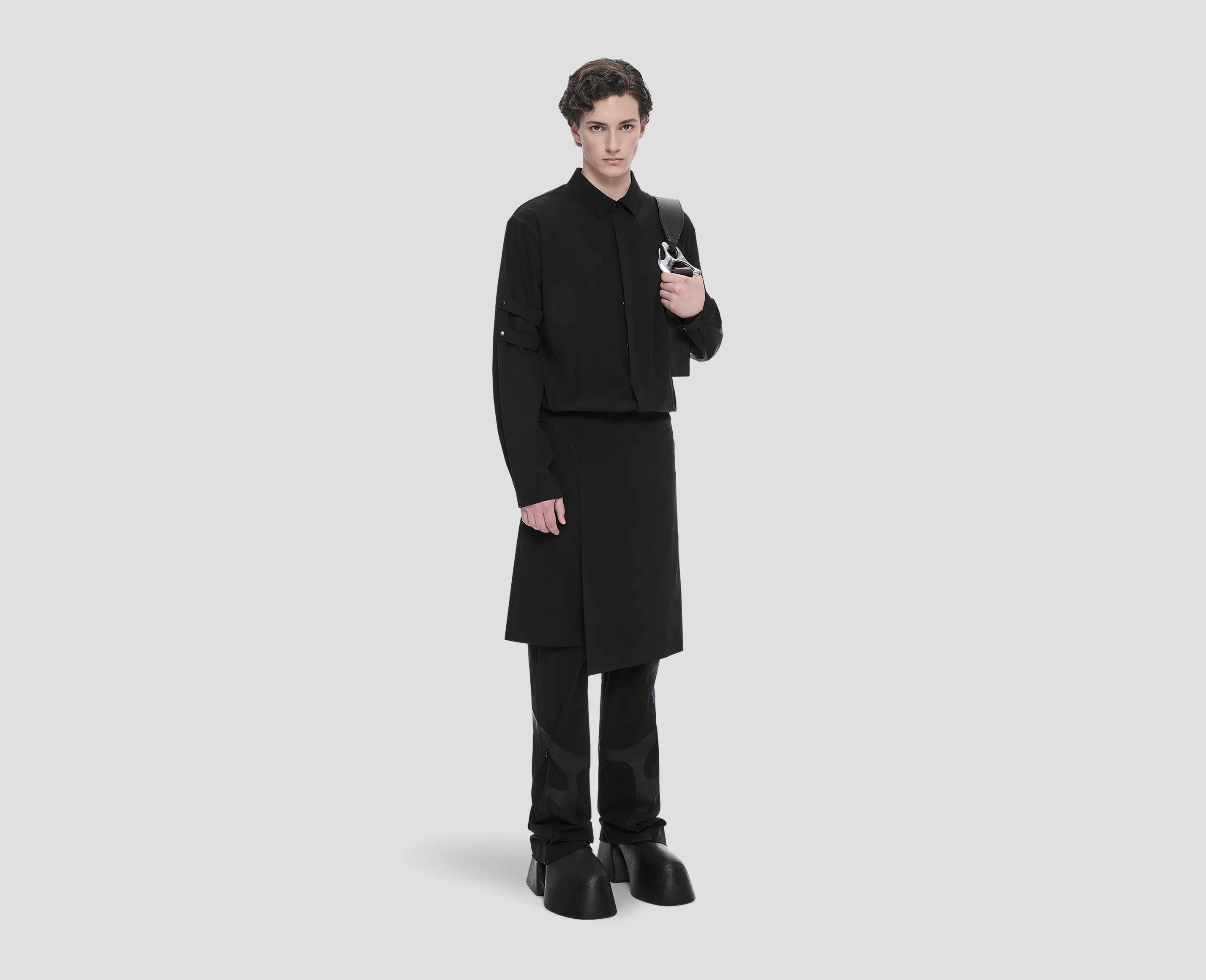 LAYERED TECHNICAL TROUSERS - Image 3