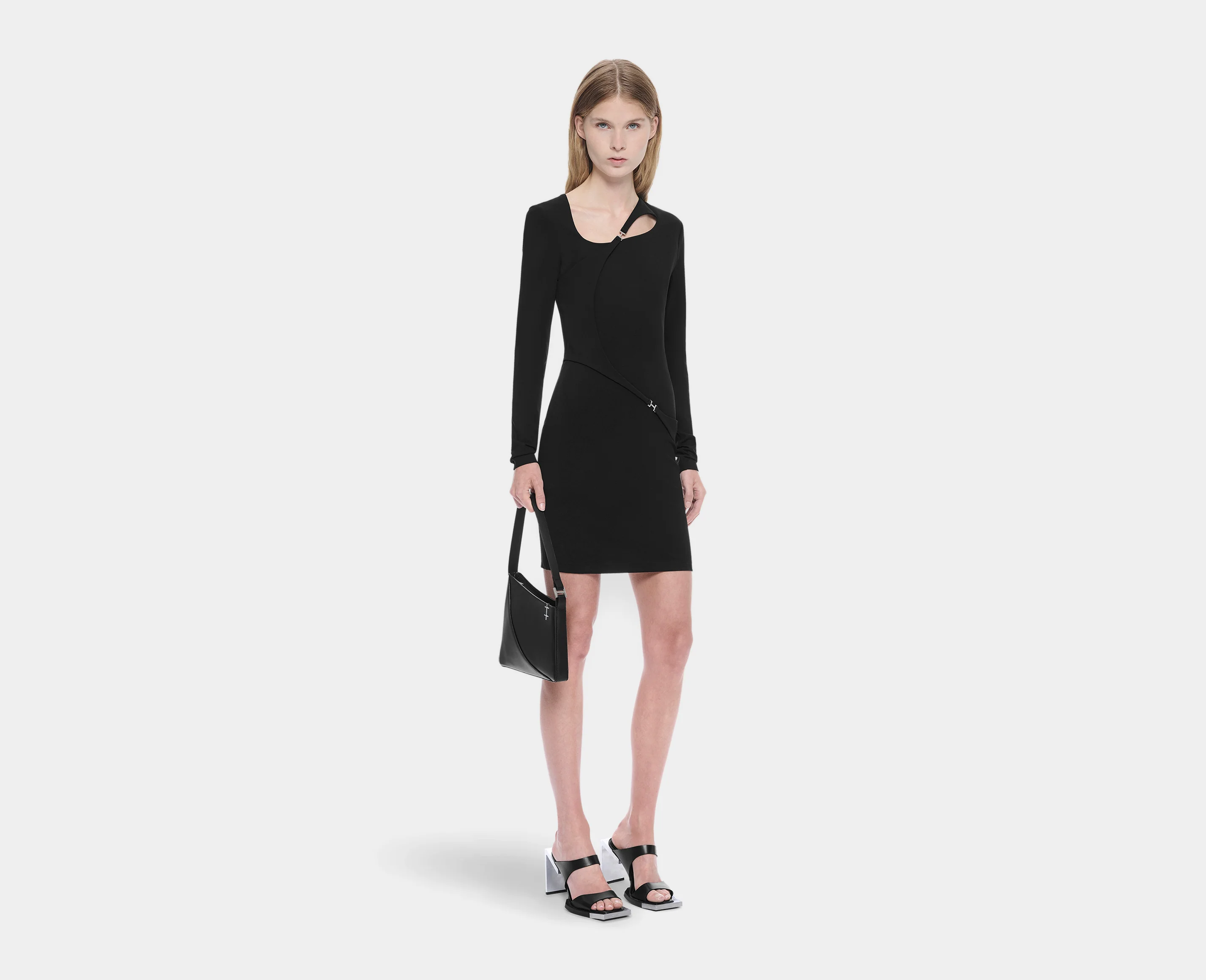 DRAPPED CARABINER DRESS - Image 4