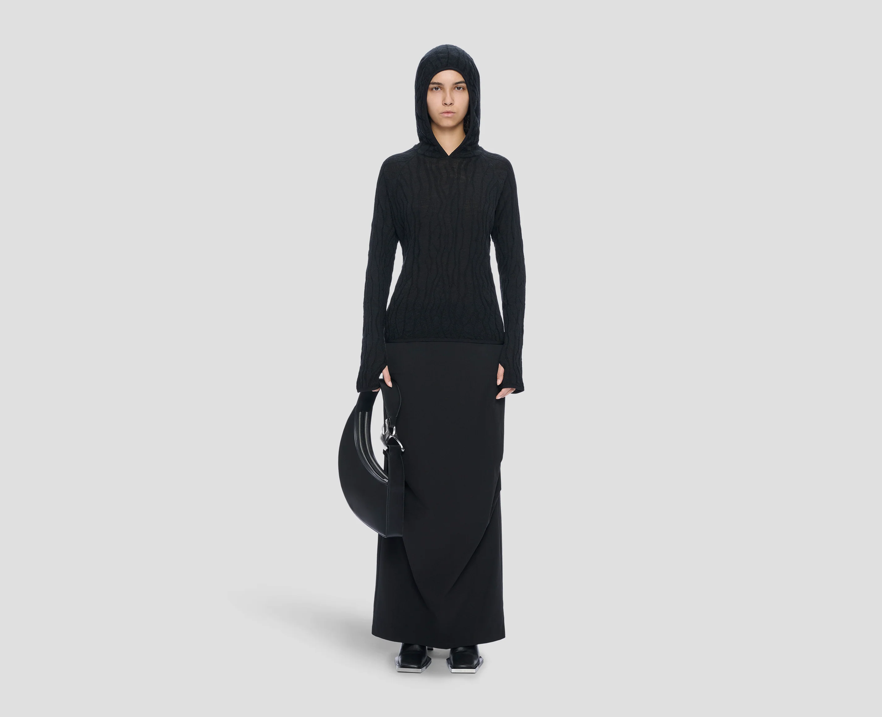 SORTSOL KNIT HOODIE - Image 8