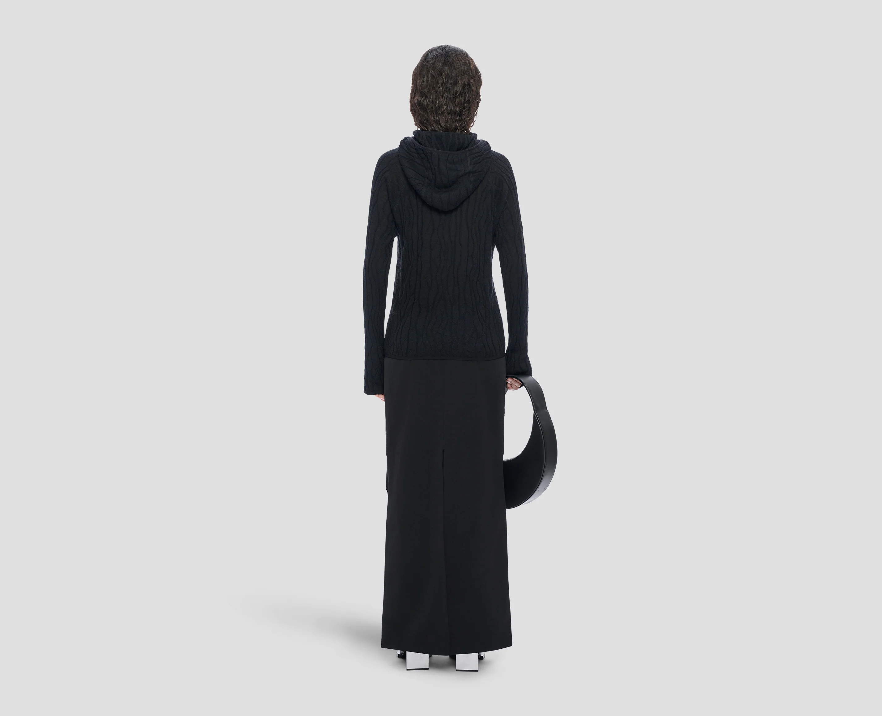 SORTSOL KNIT HOODIE - Image 9