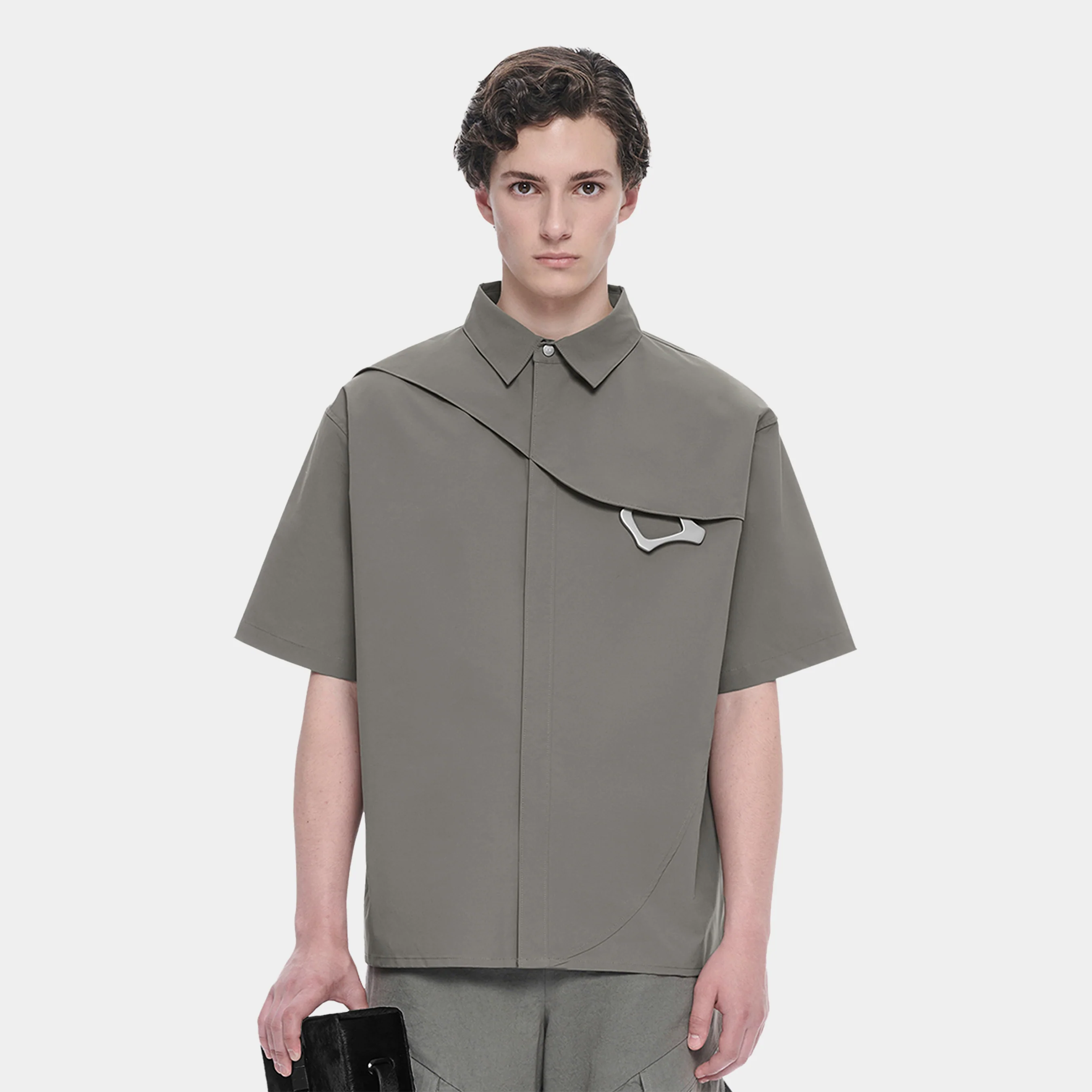 SS/NYLON SHIRT W. CARABINER - Image 2