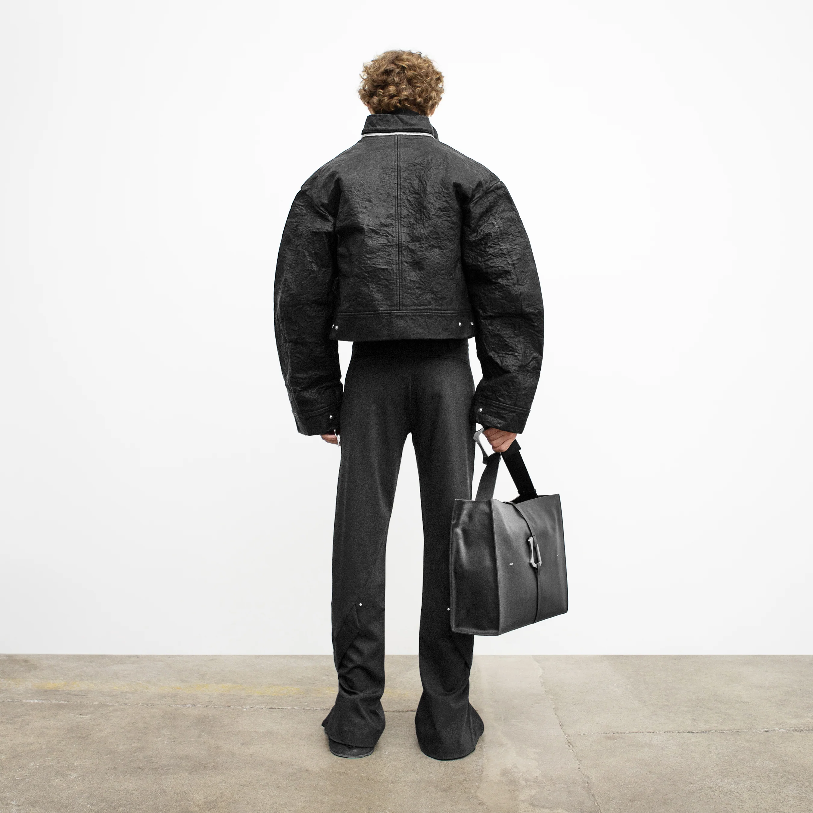 STIFF LEATHER JACKET - Image 3